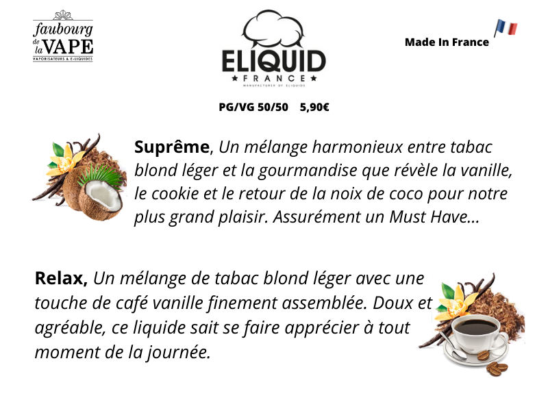 FAUBOURG DE LA VAPE Ris-Orangis (91130) : Vapotage - Cigarette lectronique
