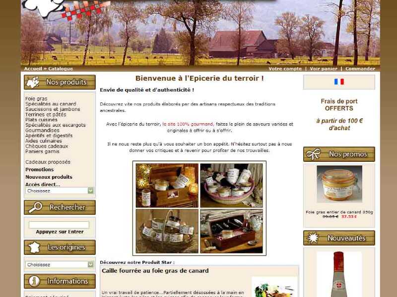 Epicerie du Terroir Vente par correspondance de produits du terroir